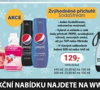 SodaStream Zvýhodněné příchutě