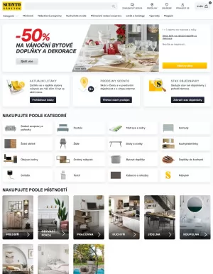 akční leták Sconto nábytek 5.12.2023-11.12.2023