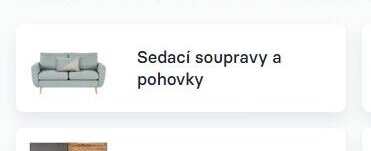 Sedací soupravy a pohovky
