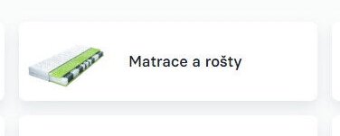 Matrace a rošty