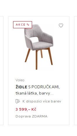 Voleo ŽIDLE S PODRUČKAMI, tkaná látka, barvy... - XXXLutz akcniletaky.com