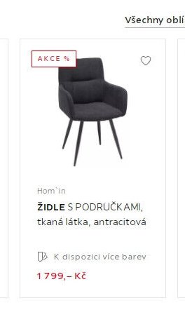 Hom'in ŽIDLE S PODRUČKAMI, tkaná látka, antracitová - XXXLutz akcniletaky.com
