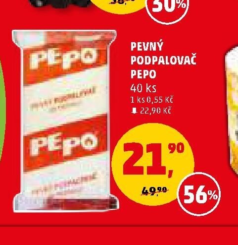 Pevný podpalovač Pepo