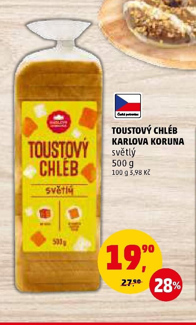 TOUSTOVÝ CHLÉB KARLOVA KORUNA