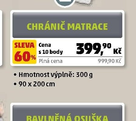Chránič matrace