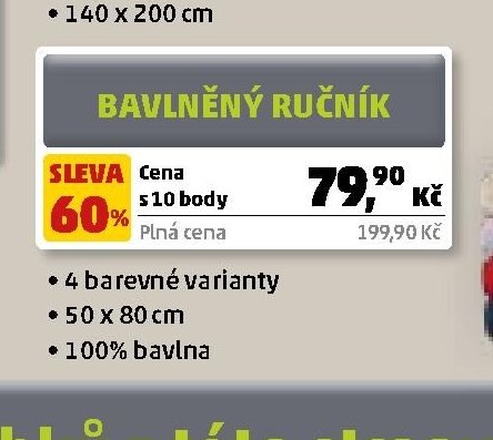 Bavlněný ručník