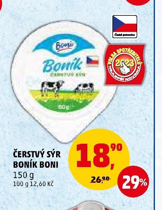 ČERSTVÝ SÝR BONÍK BONI