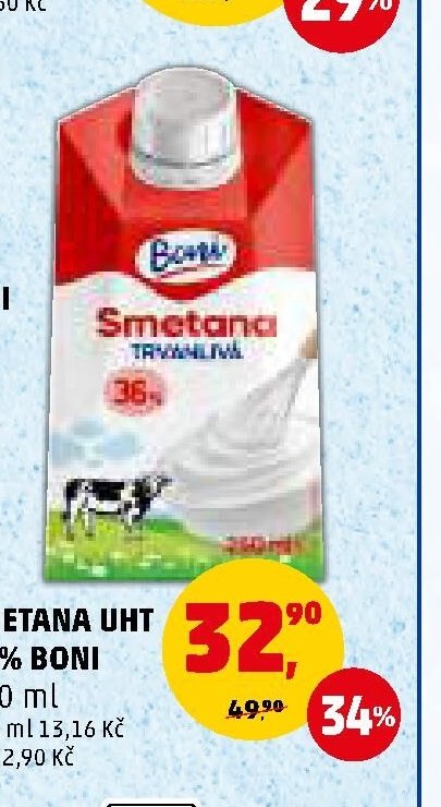 SMETANA UHT 36% BONI
