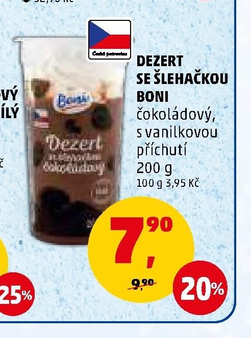 DEZERT SE ŠLEHAČKOU BONI