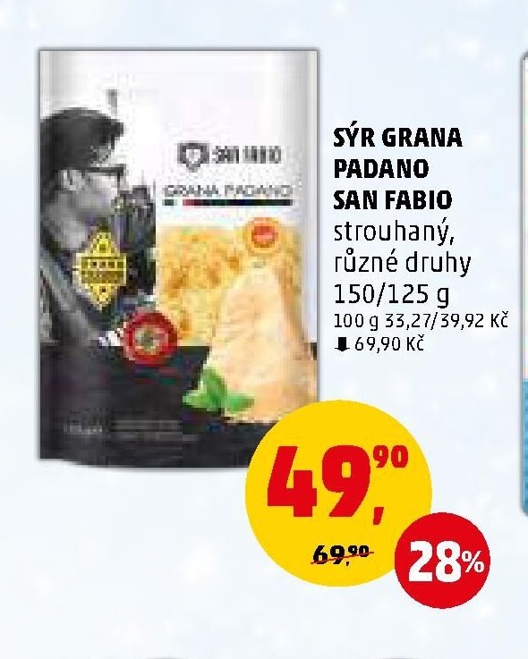 Sýr Grana Padano San Fabio