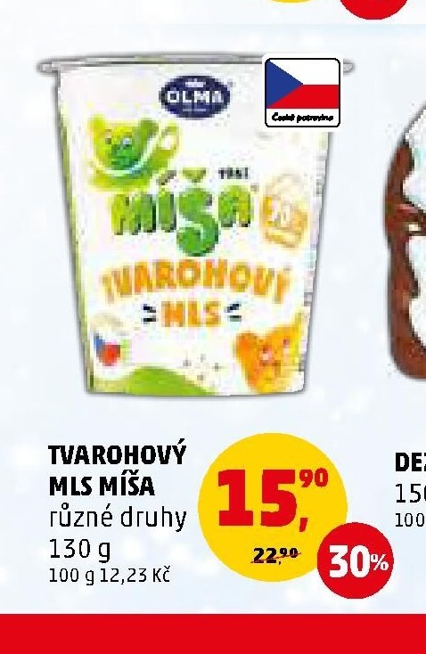 Tvarohový mls Míša