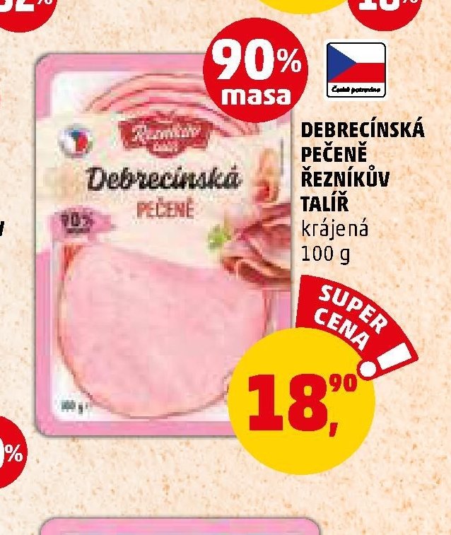 DEBRECÍNSKÁ PEČENĚ ŘEZNÍKŮV TALÍŘ