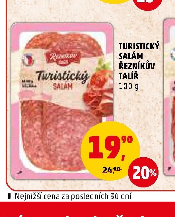 TURISTICKÝ SALÁM ŘEZNÍKŮV TALÍŘ