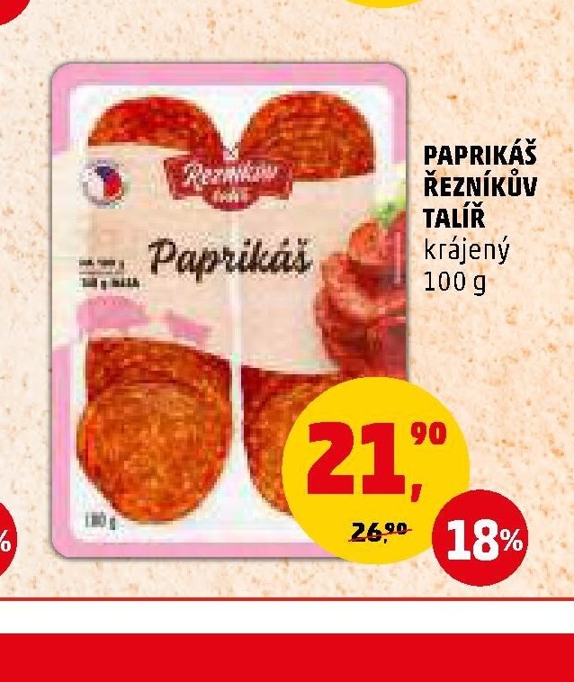 PAPRIKÁŠ ŘEZNÍKŮV TALÍŘ