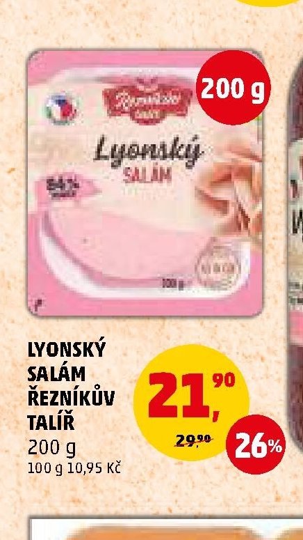 Lyonský salám Řezníkův talíř 200 g