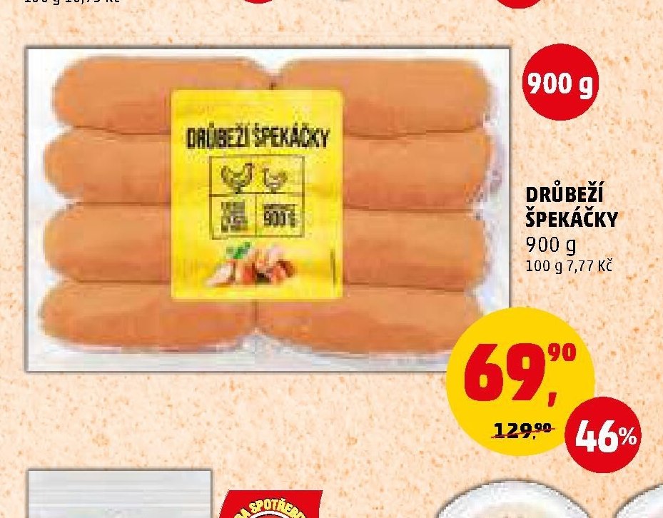 Drůbeží špekáčky 900 g