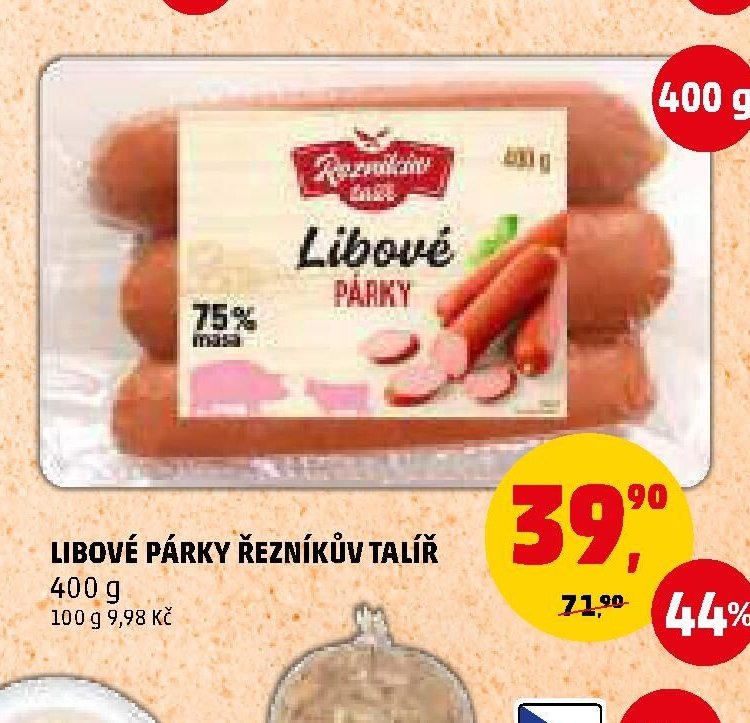 Libové párky Řezníkův talíř 400 g