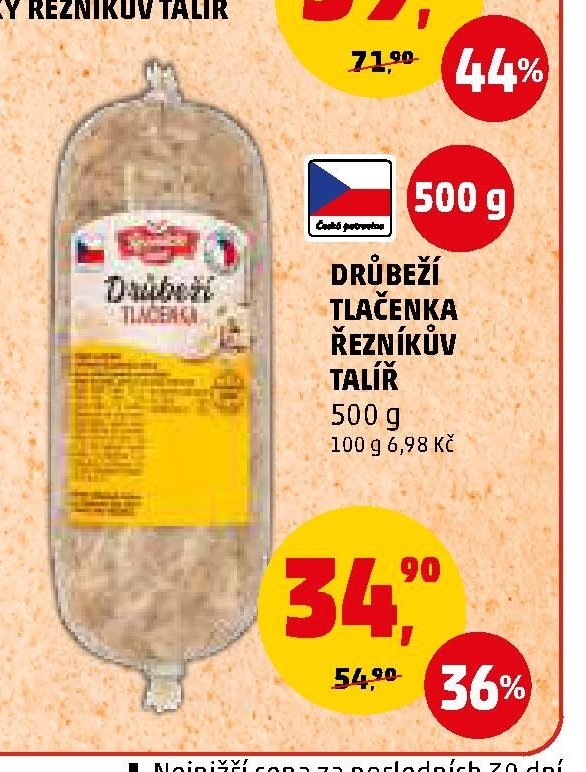 Drůbeží tlačenka Řezníkův talíř 500 g
