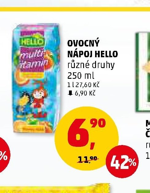 Ovocný nápoj Hello