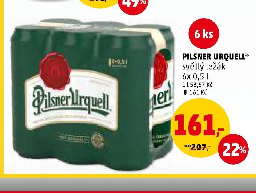 Pilsner Urquell světlý ležák