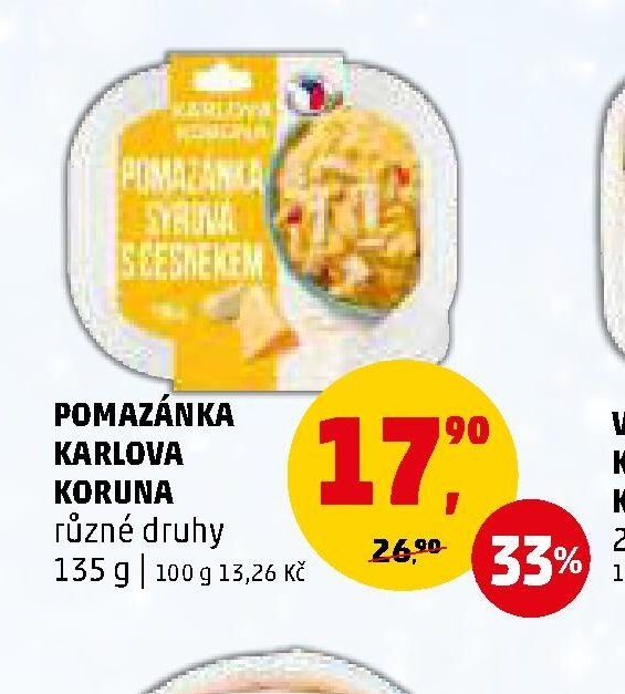 POMAZÁNKA KARLOVA KORUNA