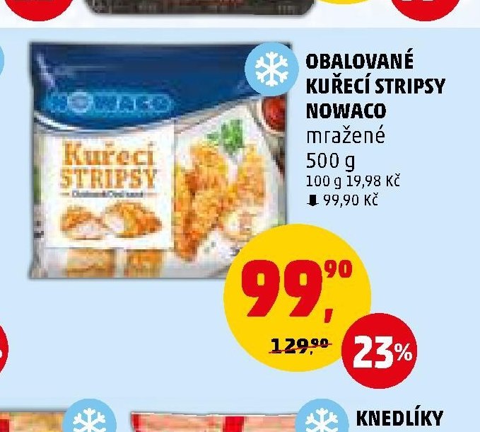 OBALOVANÉ KUŘECÍ STRIPSY NOWACO