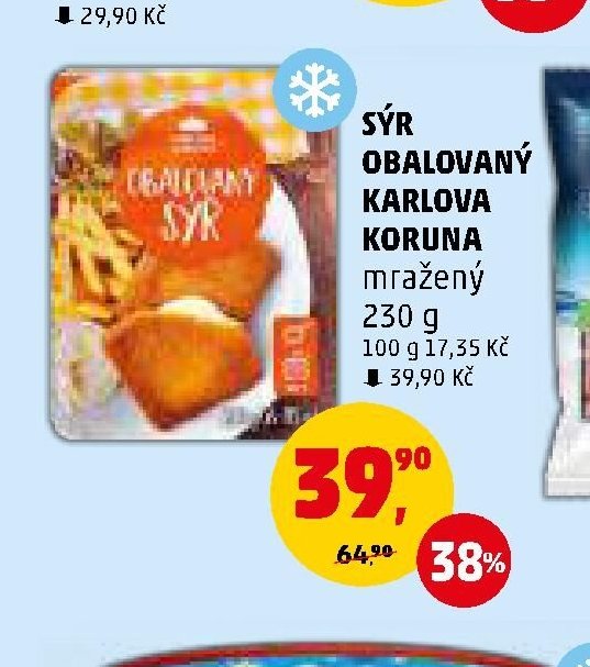 SÝR OBALOVANÝ KARLOVA KORUNA