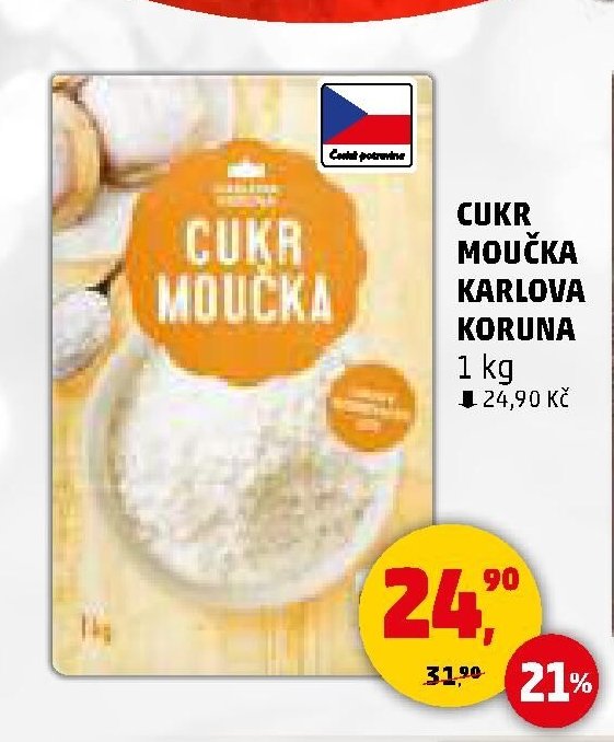 Cukr moučka Karlova Koruna