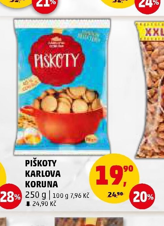 Piškoty Karlova Koruna