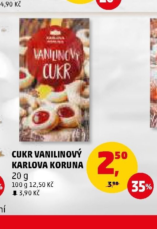Cukr vanilinový Karlova Koruna
