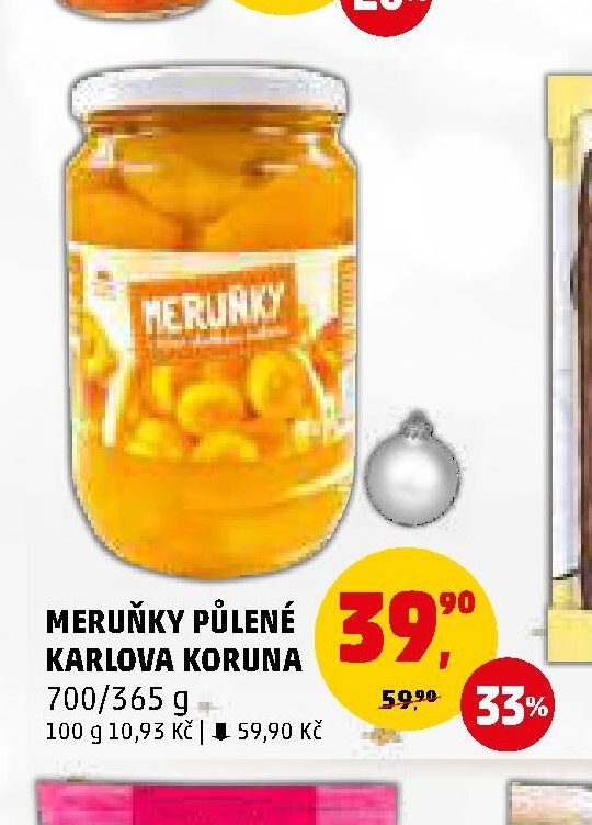 Meruňky půlené Karlova Koruna