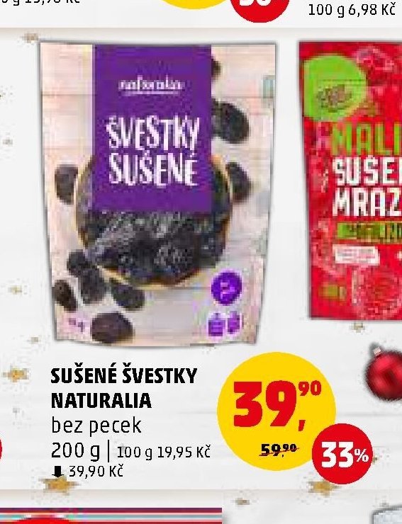Sušené švestky Naturalia