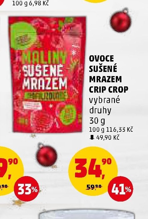 Ovoce sušené mrazem Crip Crop