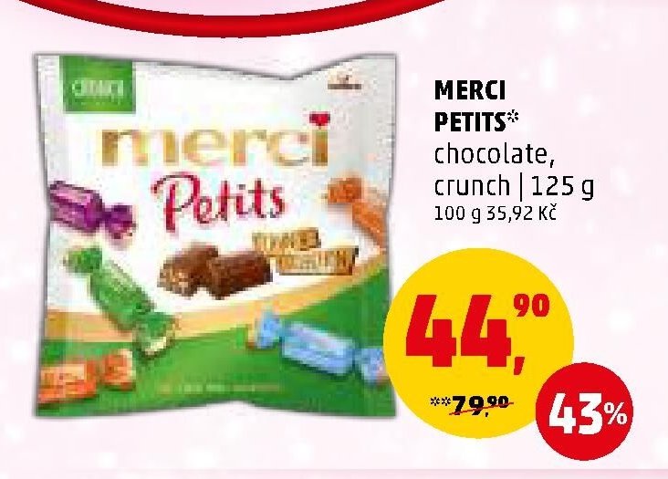 MERCI PETITS chocolate, crunch