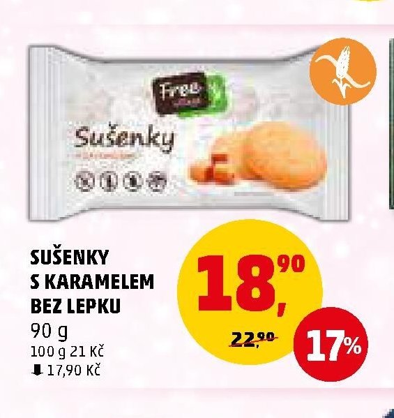 SUŠENKY S KARAMELEM BEZ LEPKU