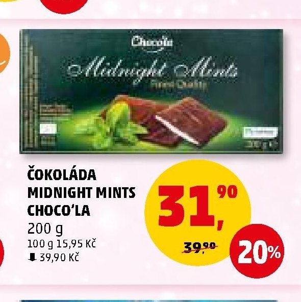 ČOKOLÁDA MIDNIGHT MINTS CHOCO'LA