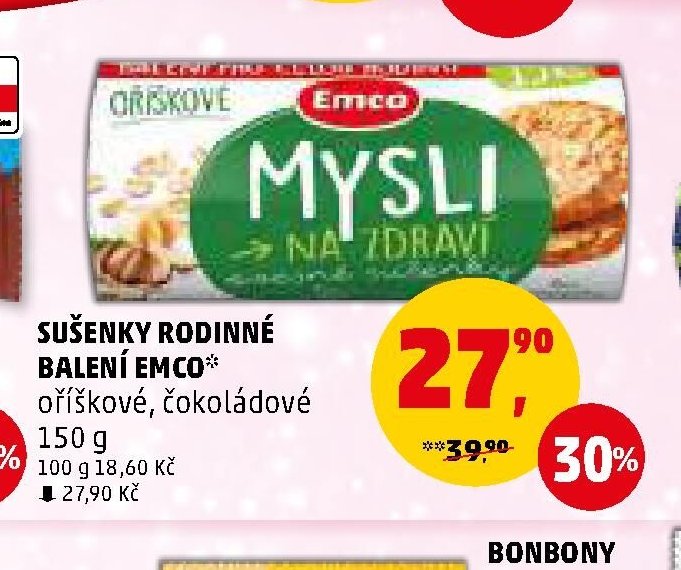 Sušenky rodinné balení Emco