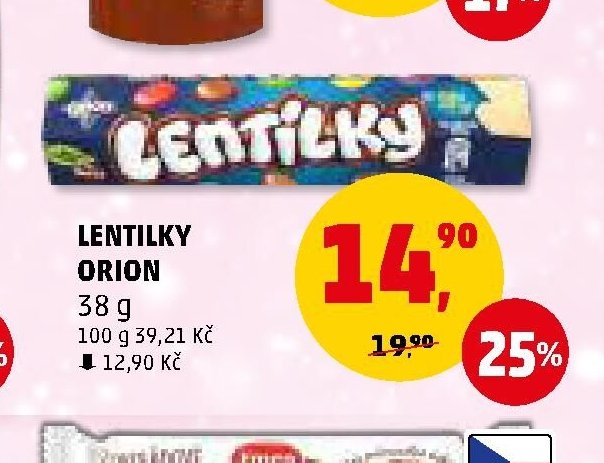Lentilky Orion