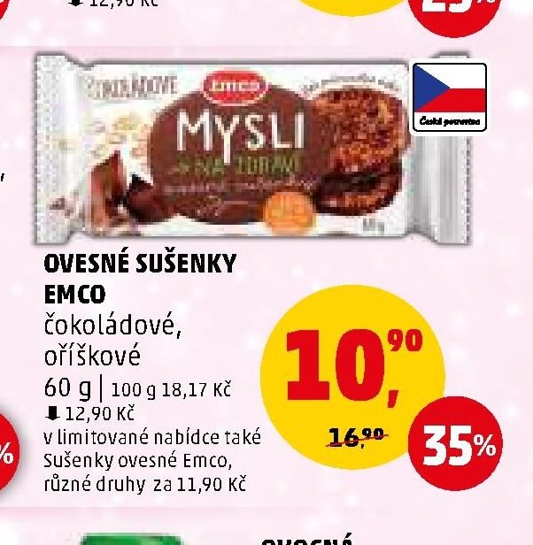 Ovesné sušenky Emco