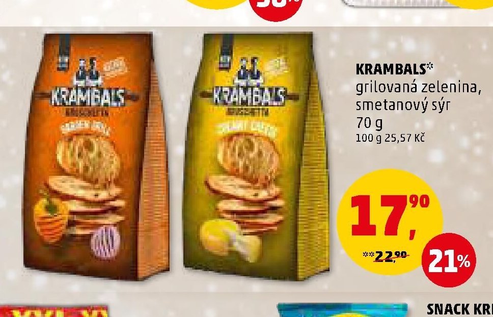 KRAMBALS grilovaná zelenina, smetanový sýr
