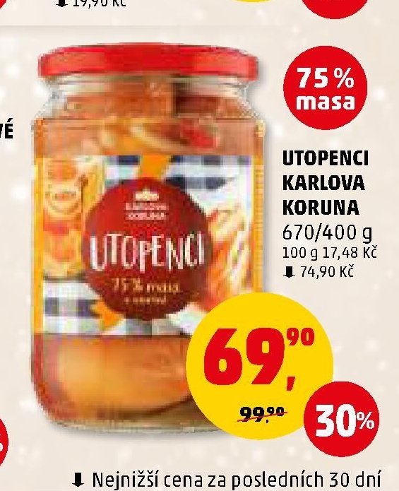 UTOPENCI KARLOVA KORUNA 670/400 g