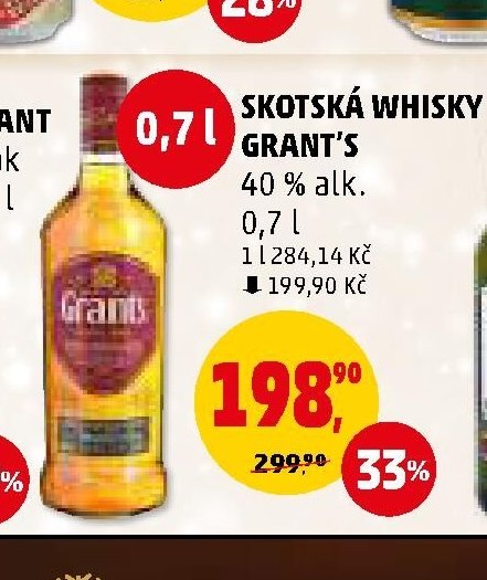 Skotská whisky Grant's