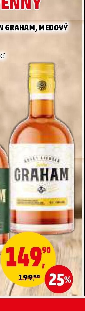 Medový likér Graham