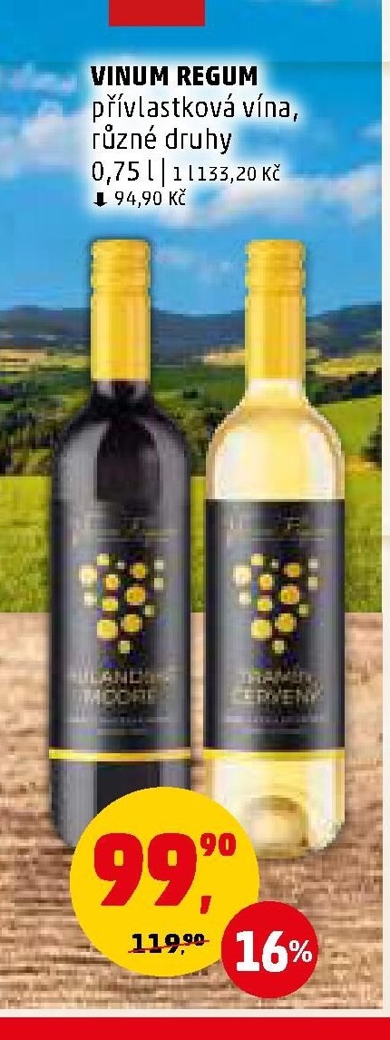 Vinum Regum přívlastková vína 0,75 l