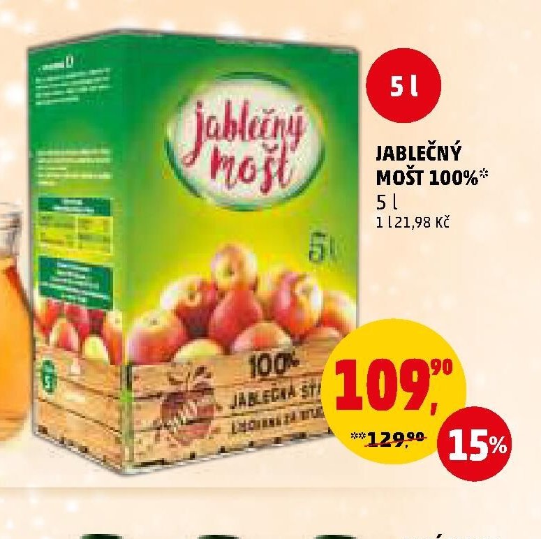 Jablečný mošt 100%
