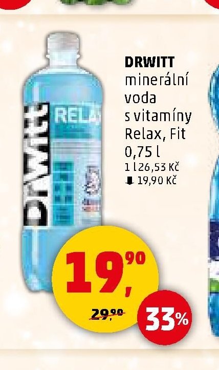 Drwitt minerální voda s vitamíny