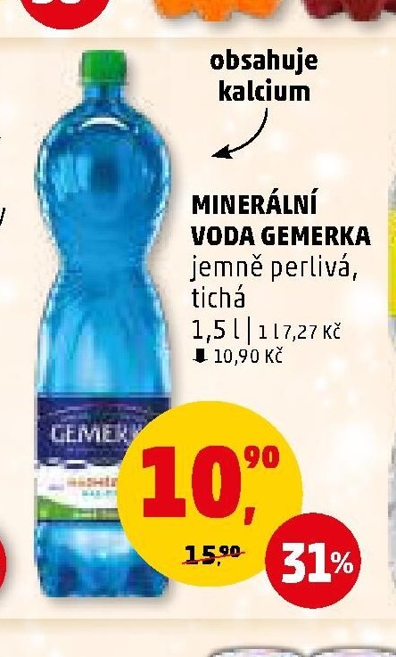 Minerální voda Gemerka