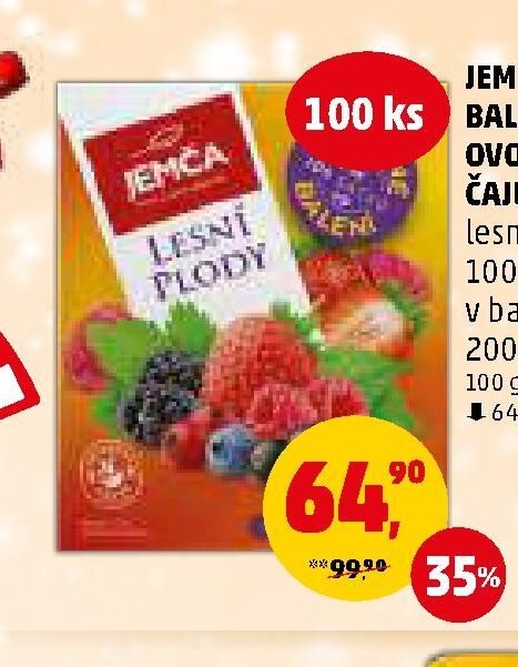 JEMČA RODINNÉ BALENÍ OVOCNÝCH ČAJŮ