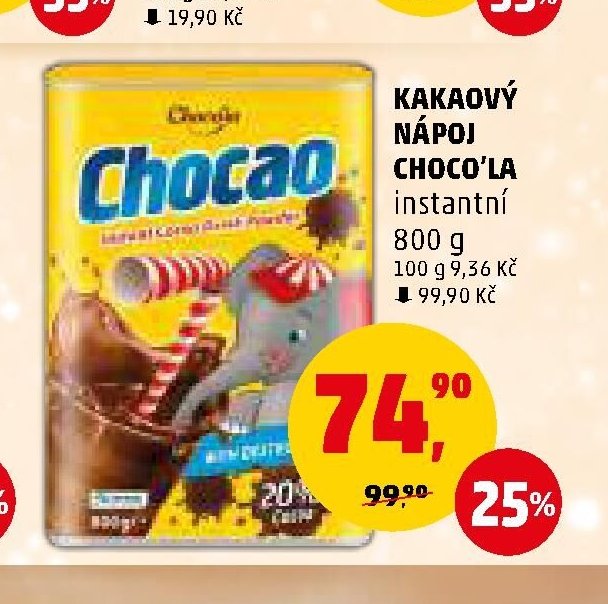 KAKAOVÝ NÁPOJ CHOCO'LA instantní