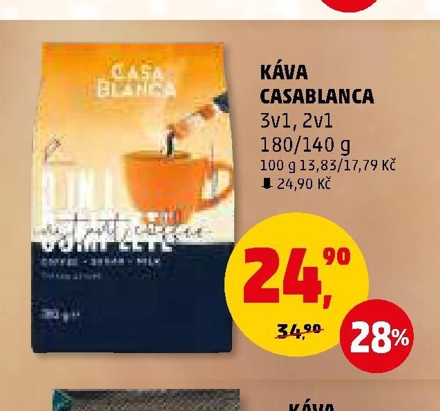 KÁVA CASABLANCA 3v1, 2v1